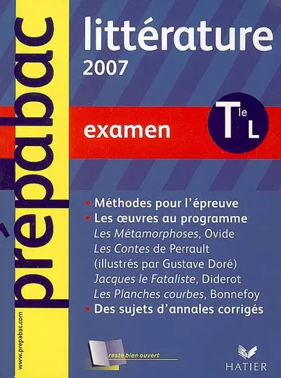 Littérature terminales L : examen