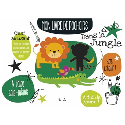 Mon livre de pochoirs - dans la jungle