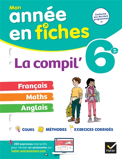Français, maths et anglais, la compil' : 6e