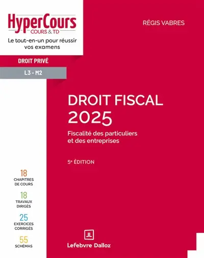 Droit fiscal 2025 : fiscalité des particuliers et des entreprises