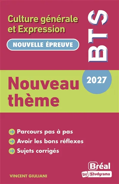 Nouveau thème (TP) : culture générale et expression : BTS 2027, nouvelle épreuve