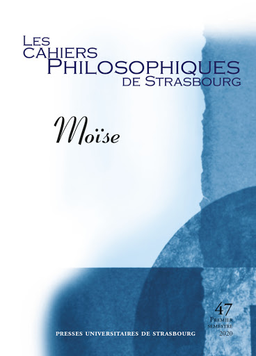 Cahiers philosophiques de Strasbourg (Les), n° 47. Moïse