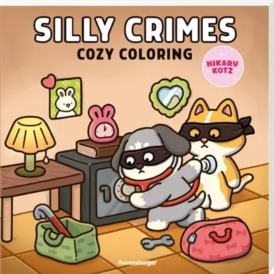 Silly crimes : cozy coloring
