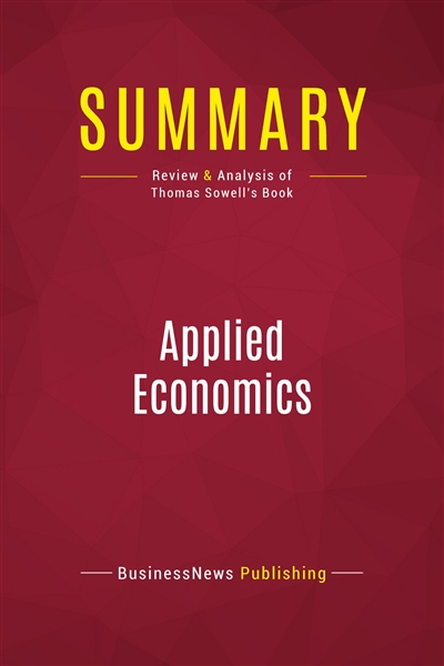 Summary : Applied Economics...