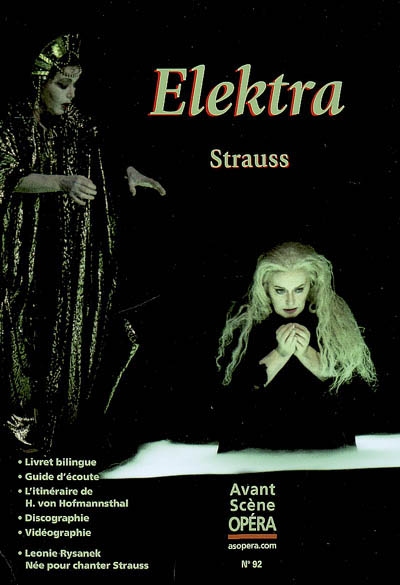 Avant-scène opéra (L'), n° 92. Elektra