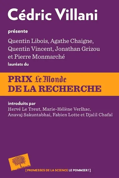 Cédric Villani présente les lauréats du prix Le monde de la recherche