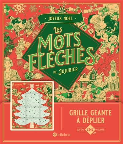 Joyeux Noël : Les mots fléchés de Jujubier : Grille géante