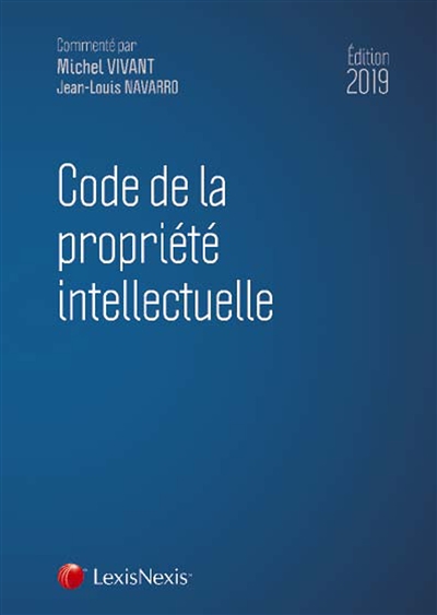 Code de la propriété intellectuelle 2019
