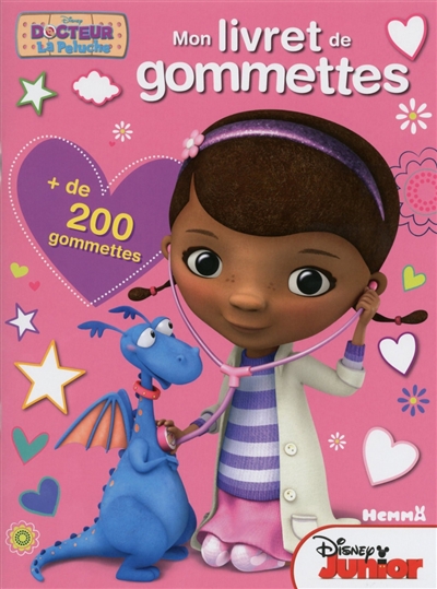 Docteur la Peluche : mon livret de gommettes