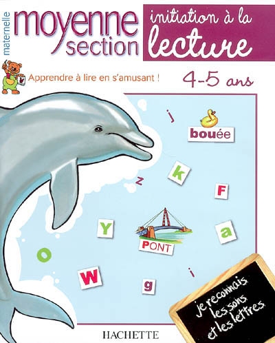 Initiation à la lecture, maternelle moyenne section, 4-5 ans