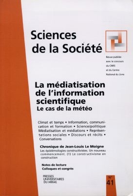 Sciences de la société, n°...