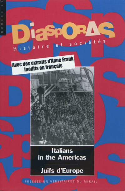 Diasporas, n° 19. Italians...