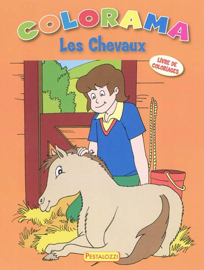 Les chevaux : livre de coloriages
