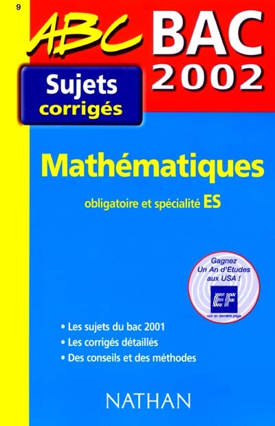Mathématiques : obligatoire et spécialité ES