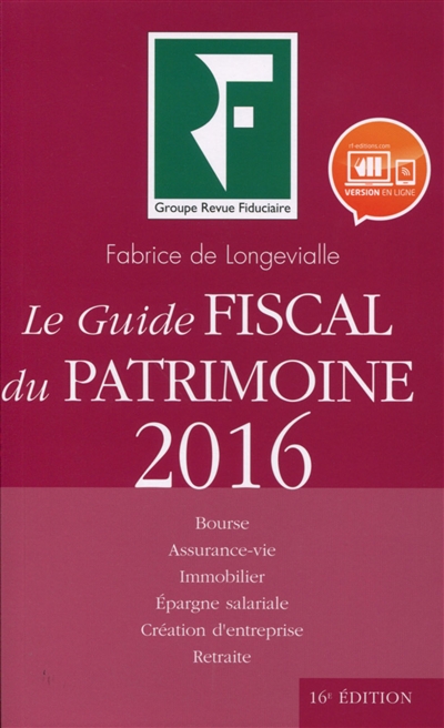Le guide fiscal du patrimoine 2016
