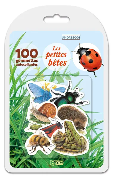 Les petites bêtes : 100 gommettes autocollantes