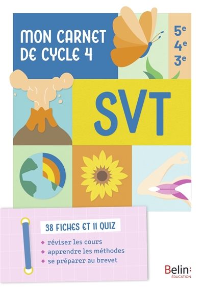 svt 5e, 4e, 3e : mon carnet de cycle 4