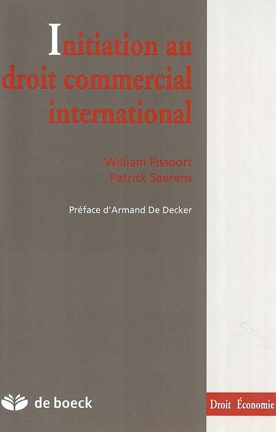 Initiation au droit commercial international