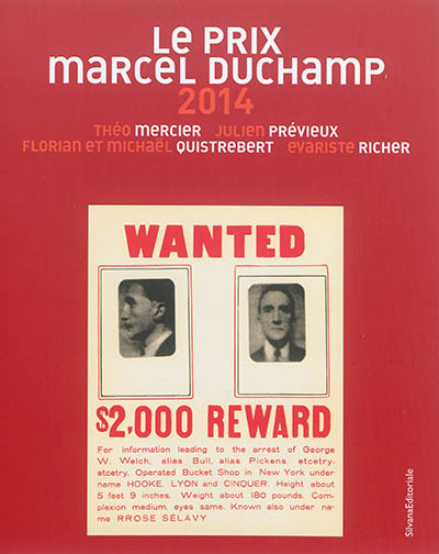 Le prix Marcel Duchamp 2014 : Théo Mercier, Julien Prévieux, Florian et Michaël Quistrebert, Evariste Richer