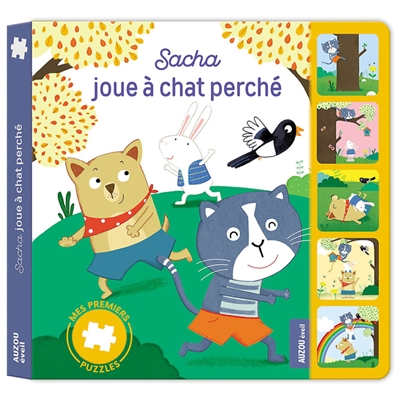 sacha joue à chat perché