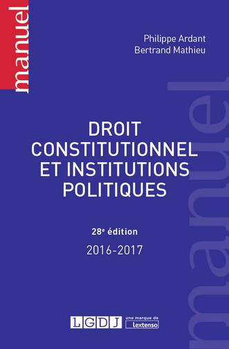 Droit constitutionnel et institutions politiques : 2016-2017