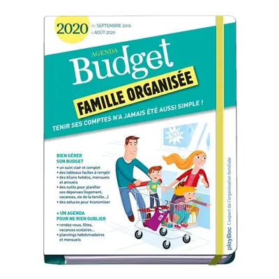 Agenda budget famille organisée 2020 : de septembre 2019 à août 2020