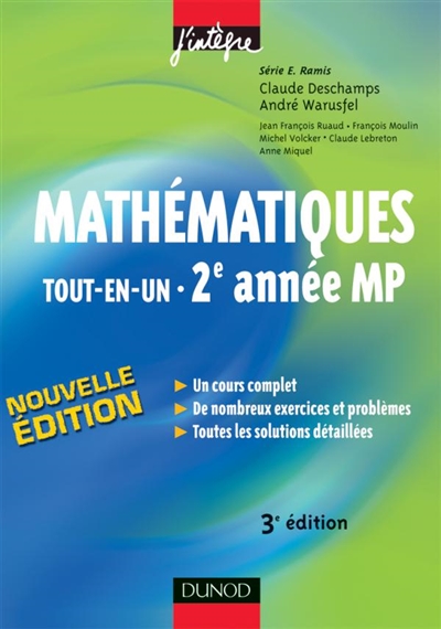 Mathématiques tout-en-un 2e année MP : cours et exercices corrigés