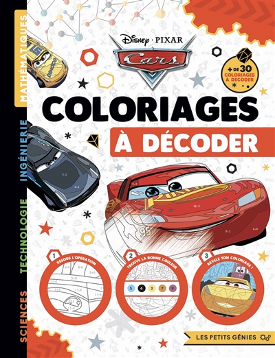 Cars : coloriages à décoder