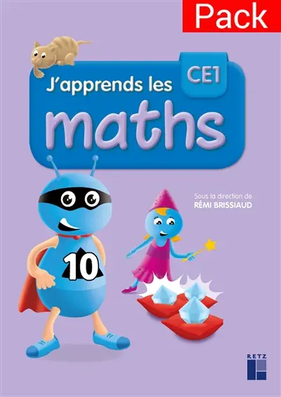 J'apprends les maths, CE1 : programmes 2016 : pack