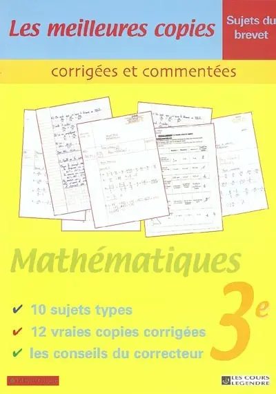Mathématiques, 3e