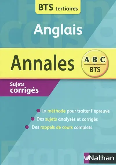 Anglais BTS tertiaires et industriels