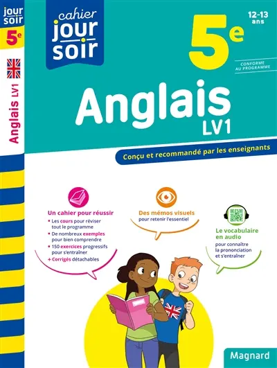 Anglais LV1 5e, 12-13 ans : conforme au programme