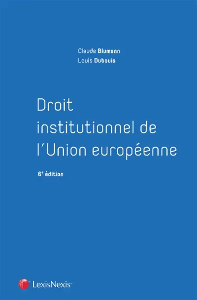 Droit institutionnel de l'Union européenne