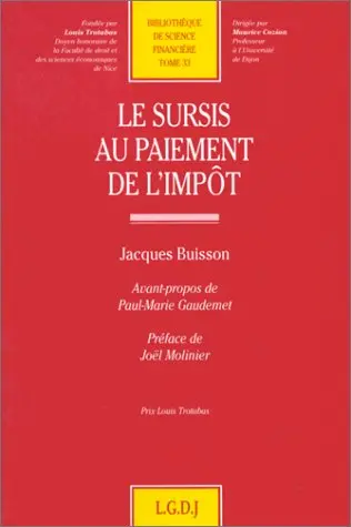 Le sursis au paiement de l'impôt