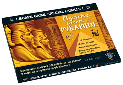 Mystères et secrets de la pyramide : escape game spécial famille