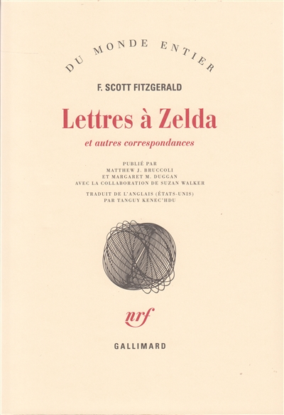 Lettres à Zelda : et autres correspondances