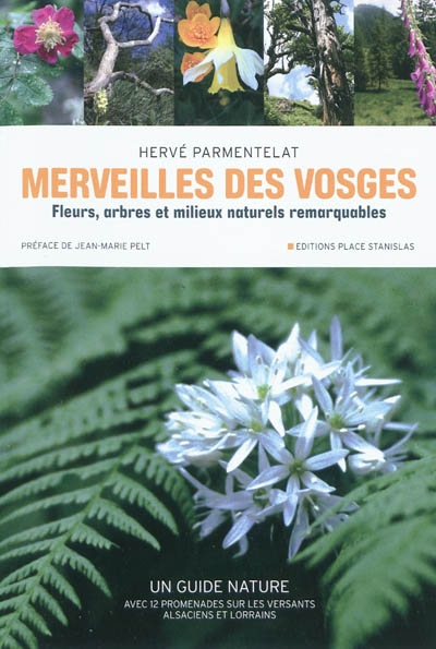 Merveilles des Vosges : fleurs, arbres et milieux naturels remarquables : un guide nature avec 12 promenades sur les versants alsaciens et lorrains