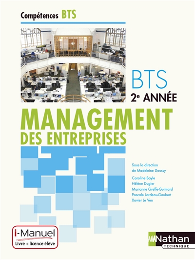 Management des entreprises, BTS 2e année : i-manuel, livre + licence élève