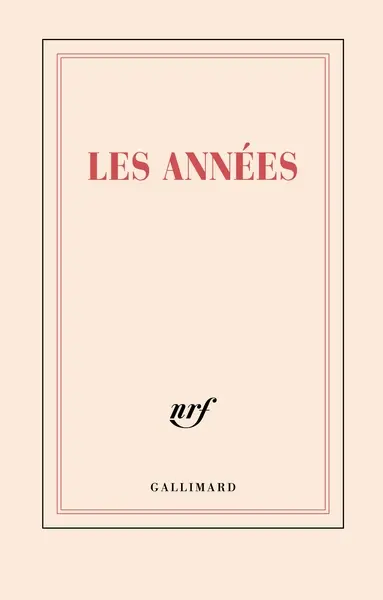 Les années : carnet