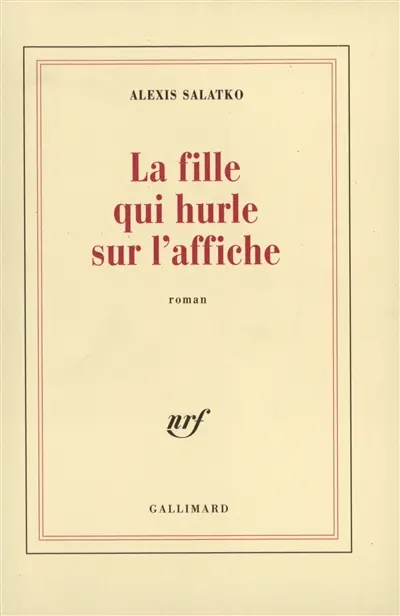 La fille qui hurle sur l'affiche