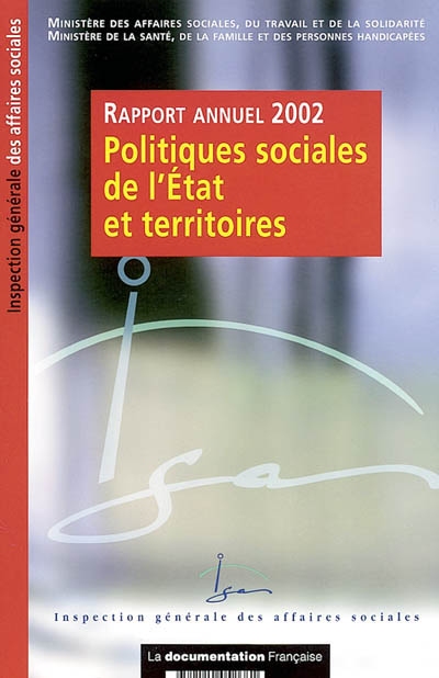 Politiques sociales de l'Etat et territoires : rapport annuel 2002