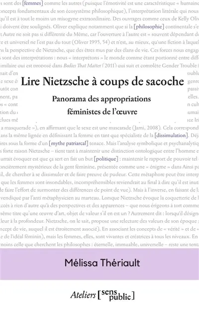 Lire Nietzsche à coups de sacoche : Panorama des appropriations féministes de l'oeuvre