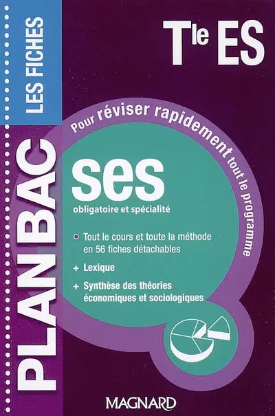 SES obligatoire et spécialité, terminale ES : les fiches