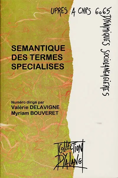 Sémantique des termes spécialisés