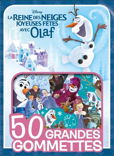 Joyeuses fêtes avec Olaf : 50 grandes gommettes
