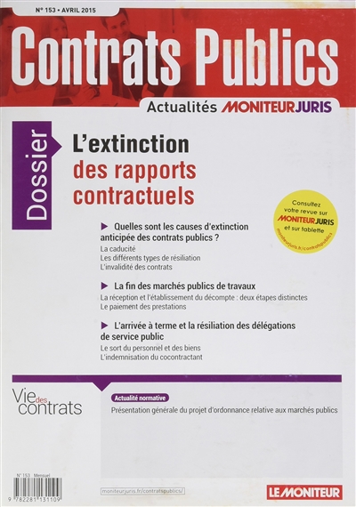 Contrats publics,...