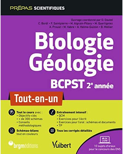 Biologie géologie BCPST 2e année : tout-en-un
