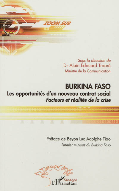 Burkina Faso : les opportunités d'un nouveau contrat social : facteurs et réalités de la crise