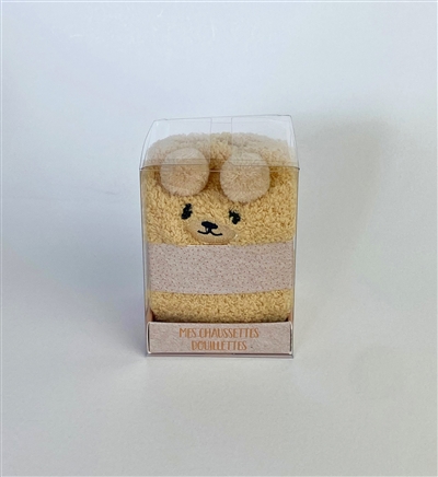 Chaussettes douillettes ours 2