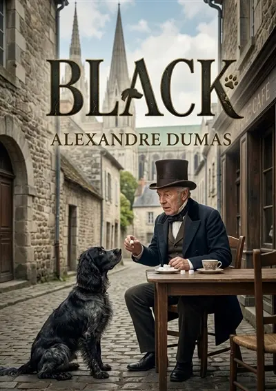 Black : Les aventures du chevalier de la Graverie et sa rencontre inattendue avec un épagneul noir dans les rues de Chartres